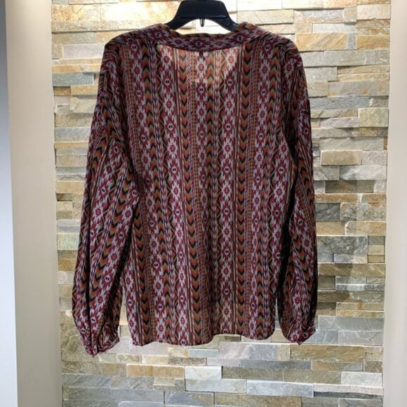 Lafayette 148 Long Sleeve Silk Blouse - Picture 5 of 8